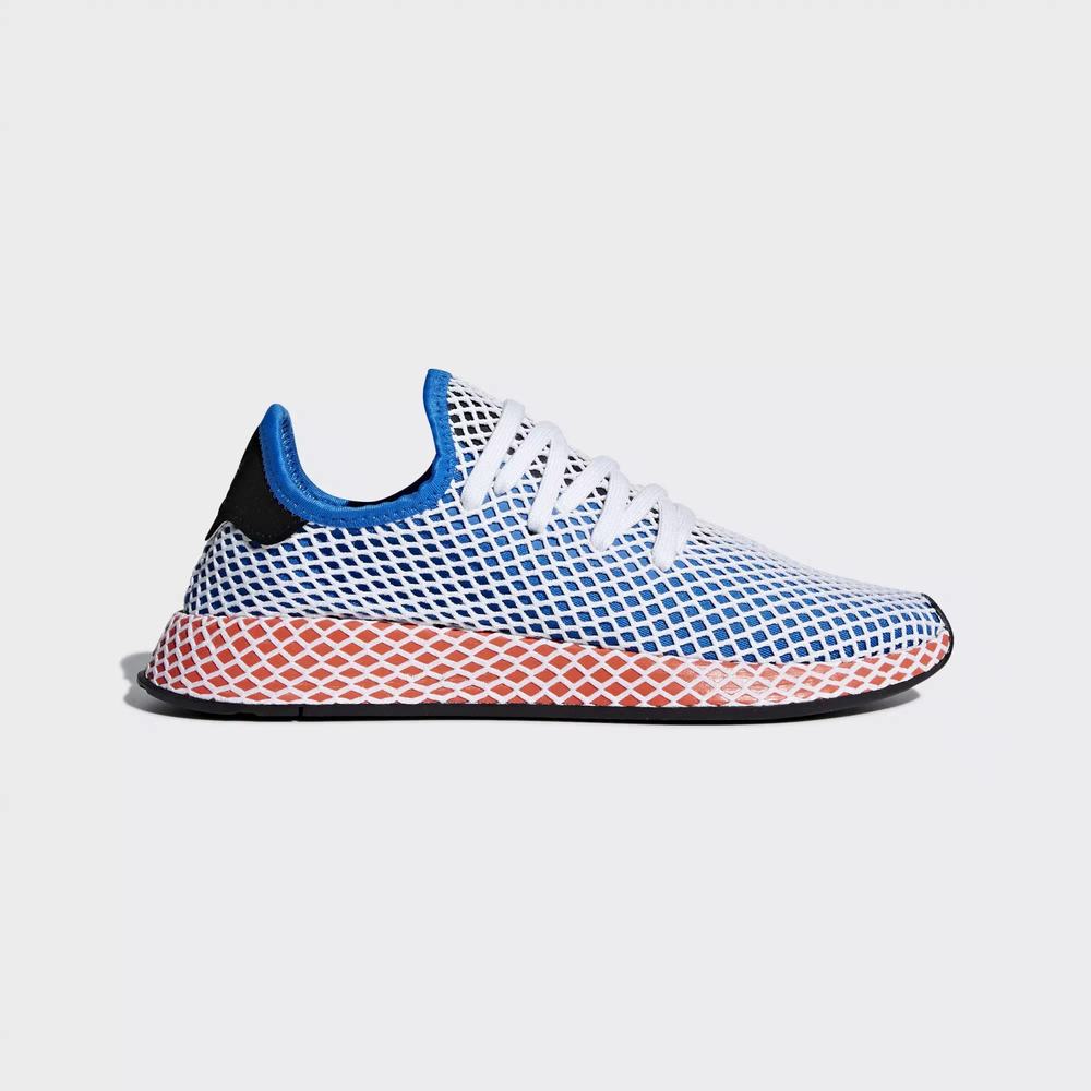Adidas Deerupt Runner Tenis Azules Para Hombre (MX-72420)
